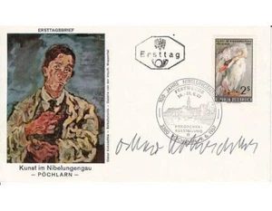 Oskar KOKOSCHKA (Artist): Signed First Day Cover Envelope - Picture 1 of 1