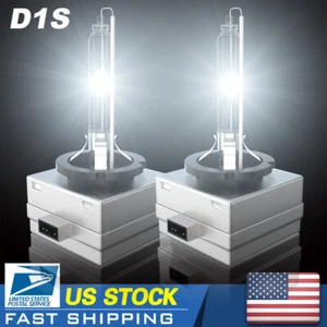 6000K Front HID Headlight Bulbs for Cadillac DTS 2006-2011 Low & High Beam Set 2 - Picture 1 of 11