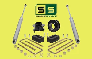 2.5/2" LIFT KIT 2 SHOCKS FITS 94-02 DODGE RAM 2500/3500 4WD WITH 3.0" WIDE LEAFS - Foto 1 di 1