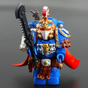 LuxeBlocks MOC Warhammer 40,000 Space Marine 2 Extreme Warrior Figure - Picture 1 of 6