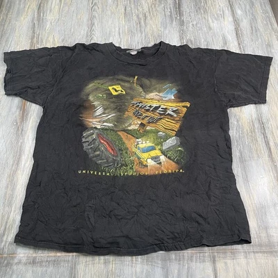 Camisa De Colección Twister La Película Adulto XL Negra Años 90 Universal Studios Ride Foto 1 de 4