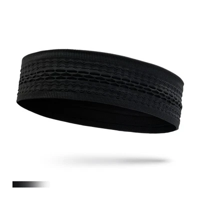 Sports Headband for Men Women Moisture Wicking Sweat Band Elastic Wide Hair Band - Image 1 of 4