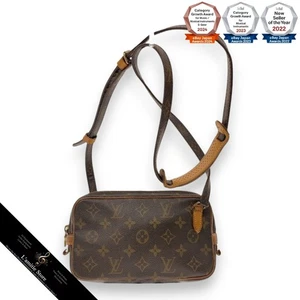 Louis Vuitton Maruly Bandolière Shoulder Bag Monogram PVC Brown - Picture 1 of 6
