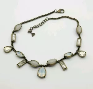 Silpada KR Collection Antiqued Crystal And Moonstone Necklace - Picture 1 of 9