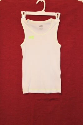 Camiseta sin mangas Soffe Girls, talla Med 8-10, color blanco, nueva con etiquetas Foto 1 de 4