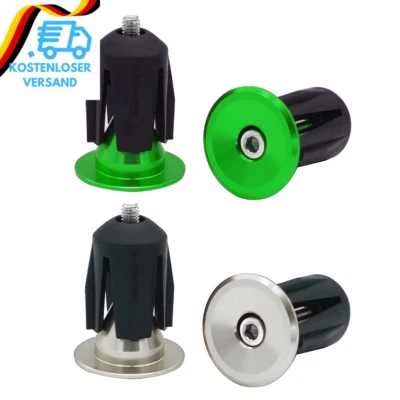 QITINDASEN 2 Paar Lenkerstopfen Endstopfen, Fahrrad Lenker Endkappen, Für Rennrad, MTB, BMX