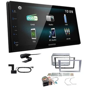 Kenwood Digital Autoradio DAB+ Bluetooth für Opel Tigra Twintop matt-chrome - Bild 1 von 5