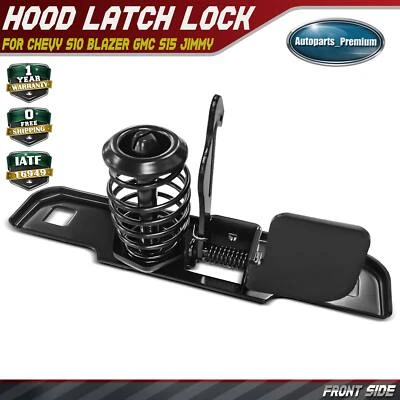 Conjunto de pestillo de capó delantero para Chevy S10 Blazer GMC S15 Jimmy Sonoma Olds Bravada Foto 1 de 4