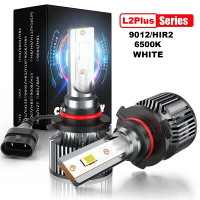 Faros LED 9012 para Dodge Challenger 2015-2023 2 piezas bombillas de haz alto bajo 6500 k Foto 1 de 4