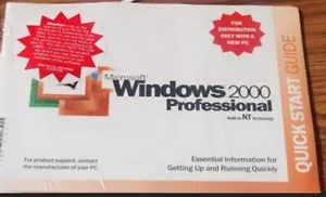 MICROSOFT WINDOWS 2000 PROFESSIONAL FULL OPERATING SYSTEM MS WIN PRO NEW SEALED - Picture 1 of 3