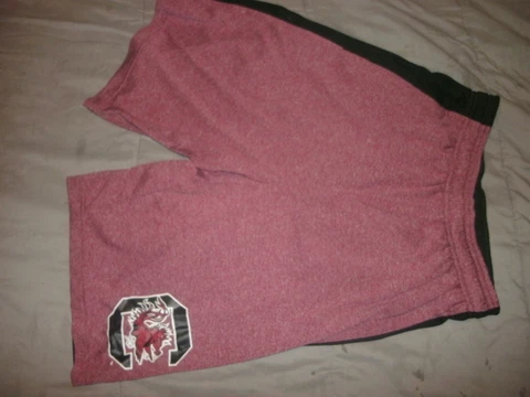 Mens SMALL 28/30 South Carolina Gamecocks Basketball Shorts GYM 2 Pockets (B63) Cover