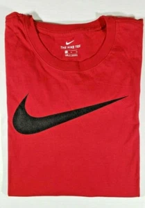 Neu Nike T-Shirt Swoosh rot Kurzarm DM8160 688 für Herren Größe XL - Bild 1 von 5