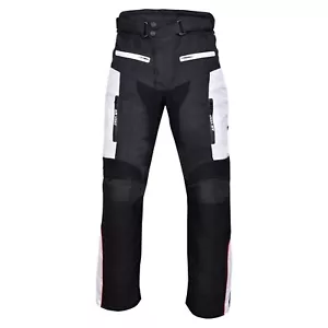 Men Motorbike Trousers Pants Waterproof Cardura Textile Motorcycle CE Armoured - Picture 1 of 3