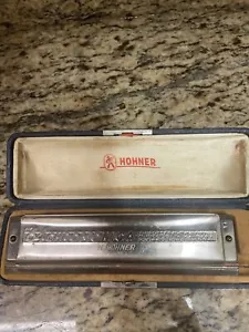 M Hohner Professional 64Chromonica 4 Chromatic Octaves Harmonica In Case - Picture 1 of 24