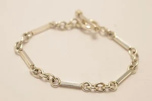 925 Sterling Silver Chain Bracelet, 16 grams, 18cm, 7.1" - Picture 1 of 12