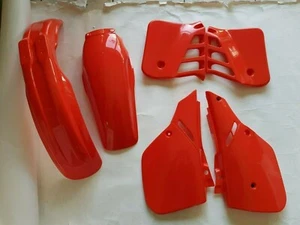 KUNSTSTOFFKIT HONDA CR 250 1987 87 KIT 4 STÜCK FARBE ORANGE 121 HOKIT093999 - Bild 1 von 1