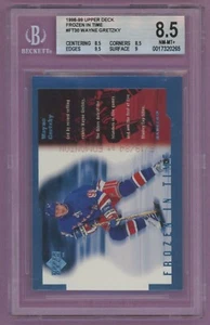 1998 98-99 UPPER DECK FROZEN IN TIME RANGERS WAYNE GRETZKY #FT30 BGS 8.5 NM-MT+ - Picture 1 of 3