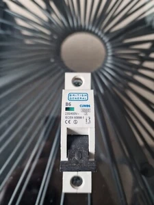 BG 6AMP MCB BRITISH GENERAL CUMB6 Type B - Picture 1 of 1