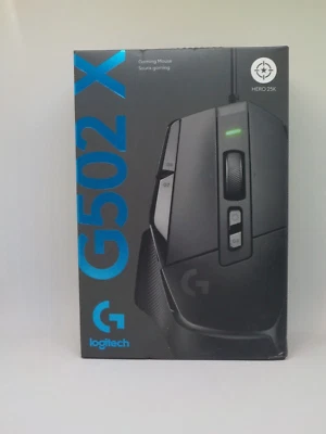 Nuevo Mouse para Juegos Logitech G502 X con Cable - LIGHTFORCE Híbrido Óptico-Mecánico Foto 1 de 3
