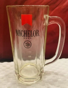Vintage Michelob Beer Glass RARE Style Squared Bottom Collectors Beer Glass/Mug - Picture 1 of 12