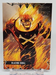 Blazing Skull 2023 Marvel Fleer Ultra Midnight Sons Silver Base Card #12 - Bild 1 von 2