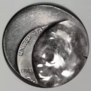 1999 ANACS MS63 CRAZY Off Center Indent Georgia Quarter Mint Error Uniquely Rare - Picture 1 of 4