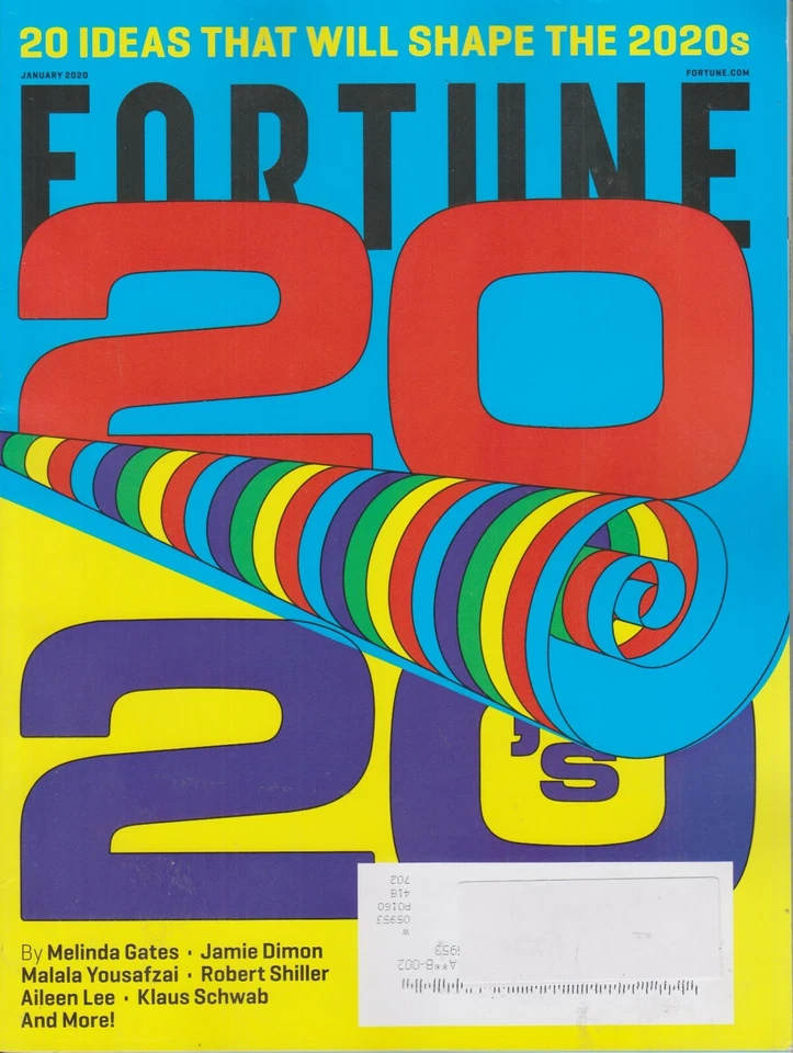 Fortune January 2020  20 Ideas The Will Shape The 2020's   (Magazine: Finance, B - Image 1 of 1