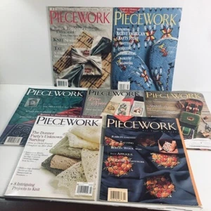 Lot of 7 Piecework and Handwoven Magazines various years - Picture 1 of 8