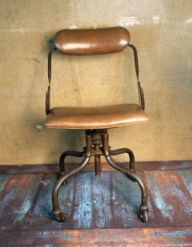 Vintage Industrial Do-More Adjustable "Swivel Office" Chair Cover