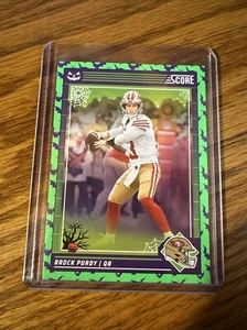 2024 Score Score-A-Treat #244 Brock Purdy Green Bats SF 49ers - Picture 1 of 2