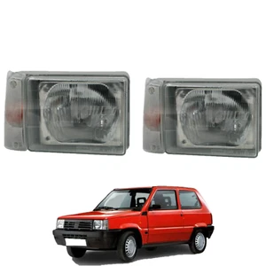 Kit Proiettori Fari Anteriori Dx Sx Depo Fiat Panda 141 Freccia Bianca 86 al 03 - Imagen 1 de 5