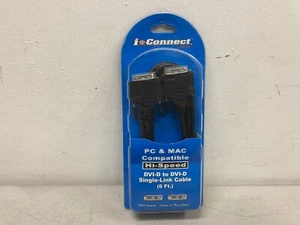 I Dot Connect 3787 DVI-D to DVI-D 6 Ft. Cable 1.8m model 3787 New - Picture 1 of 2
