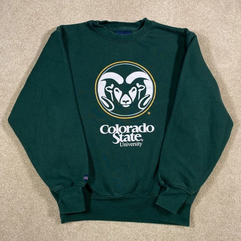 Colorado State University Sweater Adult Small College Sweatshirt Rams Vintage Cover