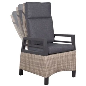 Gartenstuhl Montana Dining Relaxsessel 8 mm spotty grey Alu - Bild 1 von 1
