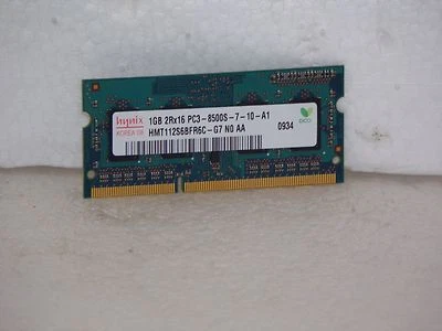 HYNIX 1GB 2Rx16 PC3-8500S-7-10-A1 HMT112S6BFR6C-G7 Laptop Memory RAM Used - Image 1 of 4