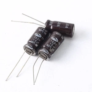 50 Stck. Samwha FR 160 V 10uf 10x20mm Elektrolytkondensator 105°C - Bild 1 von 2