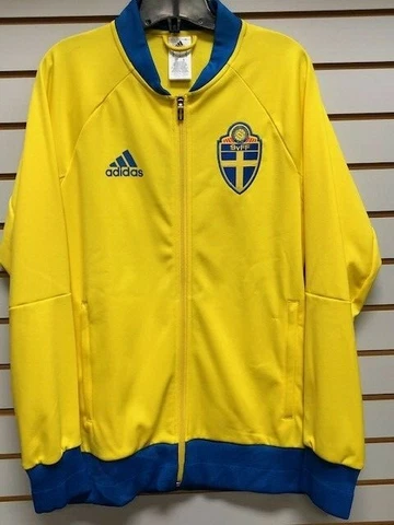 adidas Sweden Anthem Soccer Jacket Yellow AI4509 RARE BNWT Cover