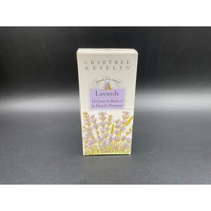 Vintage Crabtree & Evelyn Lavender Bath & Shower Gel Sealed 250mL Discontinued - Picture 1 of 7