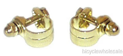 Braçadeiras de assento Lowrider 1" douradas / Qtd. 2 braçadeiras de assento NOVO! - Imagem 1 de 2