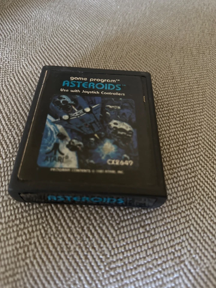 UNTESTED Asteroids Atari 2600 CX2649 Vintage Video Game. - Image 1 of 1