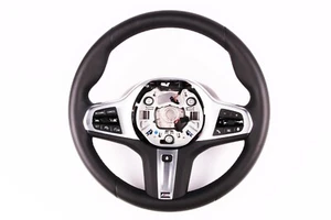 BMW F40 F44 G20 G21 G22 G23 ORIGINAL LEATHER STEERING WHEEL M-SPORT 8A00059 - Picture 1 of 11