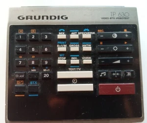 * GRUNDIG TP630 VIDEO-BTX-VIDEOTEXT REMOTE CONTROL - Bild 1 von 2