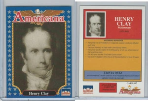 1992 Starline, Americana, #87 Henry Clay - Picture 1 of 1