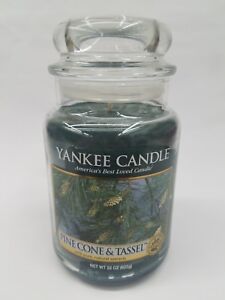 Yankee Candle ~  Pine Cone & Tassel ~  22 oz 1 Single  New  Winter  Free Ship 