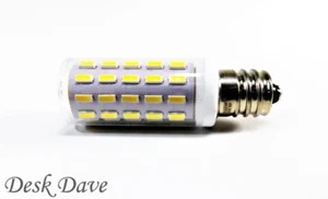 LED Screw-In Light Bulb, 120V/3.5W, 9SCW-LED, for Models JANOME NEWHOME WHITE+ - Picture 1 of 9