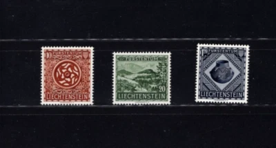 Liechtenstein 274-76 Apertura Museo Nacional 1953 En estado bastante bueno MNH Juego Completo SC Foto 1 de 2
