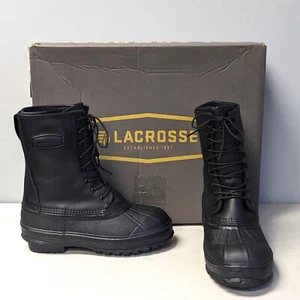 LaCrosse Herren Iceman 10" Outdoor Wasserdicht Schneestiefel [600008, Schwarz, Größe 9 M] - Bild 1 von 14
