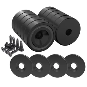12 Pezzi Magneti 10 KG Forza 20 X 7 Mm Con Foro E Capsula, Magnete Al Neodimio C - Foto 1 di 12