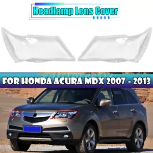 Par de piezas de repuesto de cubierta de lente de faro para Honda Acura MDX 2007-13 - Imagen 1 de 11