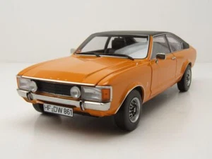 Ford Granada Consul Coupe 1975 Arancione Nero Modellino 1:18 Auto Da Turismo - Foto 1 di 11